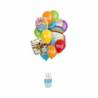 Helium set s balónky Happy